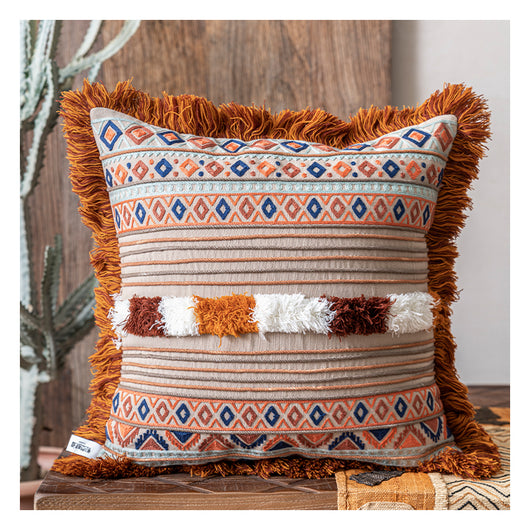 Almohada de Cintura de Algodón Premium Tejida a Mano - Image 28