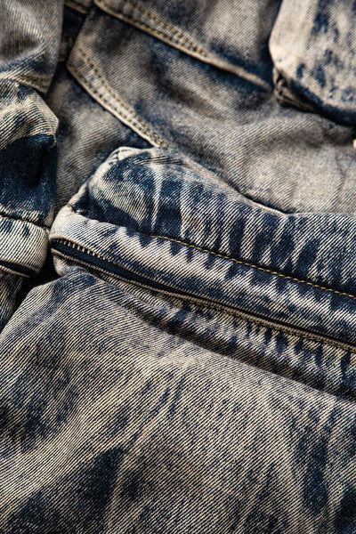 Jeans de Trabajo Estilo Urbano con Múltiples Bolsillos y Detalles Desgastados - Image 12