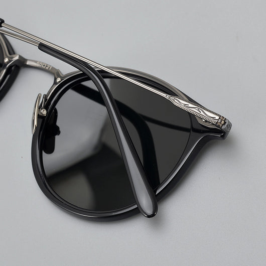Gafas de Sol Polarizadas Titanio Puro Artesanales Japonesas Doradas - Image 13