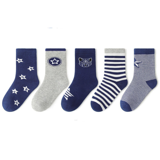 Calcetines Sueltos de Algodón para Niños - Otoño e Invierno - Image 14