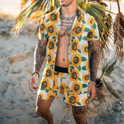 Camisa Playera Suelta Retro para Hombre - Estilo Personalizado de Playa - Image 27