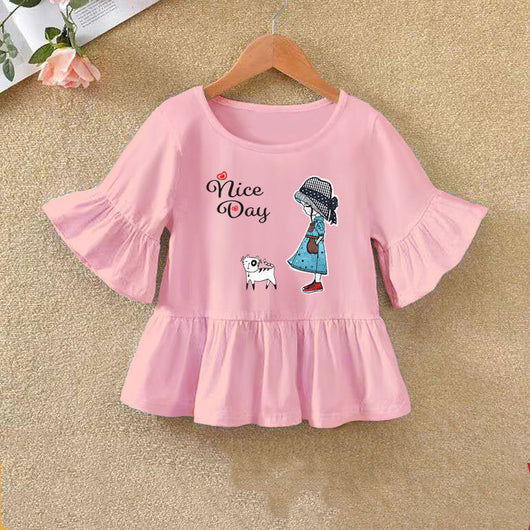 Playera Infantil con Volantes en Mangas - Ideal para Verano - Image 7