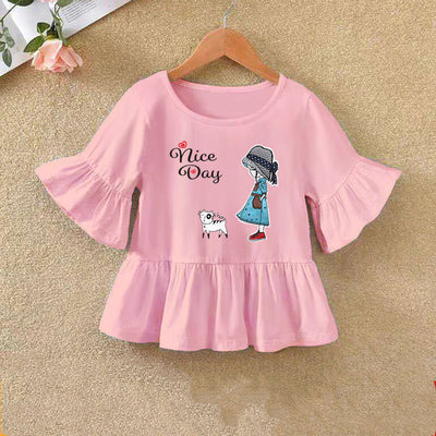 Playera Infantil con Mangas Volantes - Ideal para Verano - Image 18