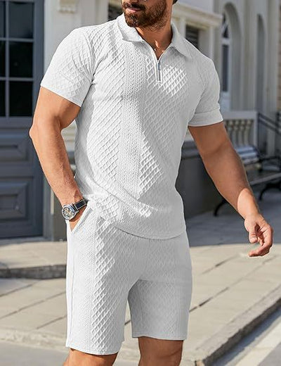 Conjunto Casual de Shorts para Hombre - Estilo Versátil Dos Piezas - Image 9