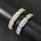 Pulsera Hip Hop Cierre Flip Circonita Rock para Hombre