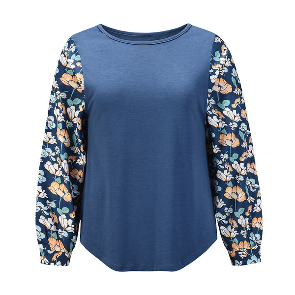 Blusa Ligera Cuello Redondo para Mujer - Perfecta para Primavera, Otoño e Invierno
