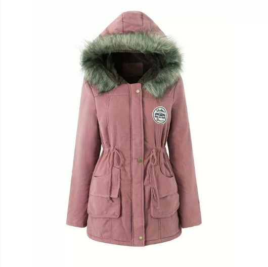 Chaqueta Hoodie Ajustada Casual Cordones Mujer Largo Europeo Americano - Image 7
