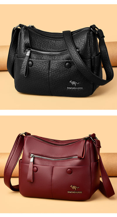 Bolso de Cuero Suave para Mamá - Diseño Minimalista y Versátil - Image 27