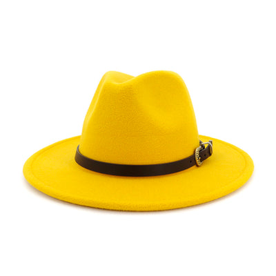 Sombrero Clásico de Lana Británica para Mujer con Ala Ancha - Image 23