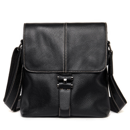 Bolsa de Cuero Genuino Grande para Hombre con Capacidad Expandible - Image 2