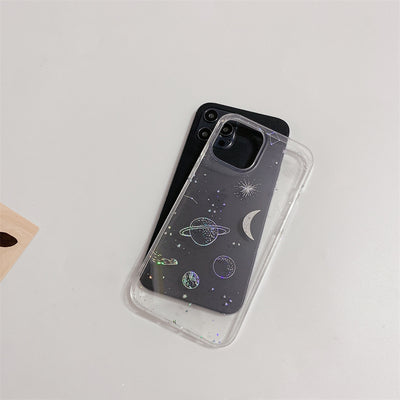 Funda para iPhone con Diseño Cosmos Galáctico y Acabado Electroplateado - Image 7