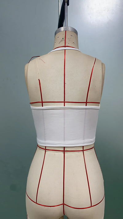 Blusa Halter Estilo Vacacional Hot Girl - Image 12