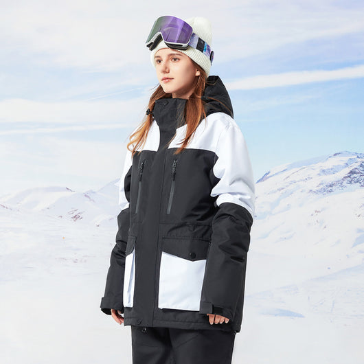 Chaqueta de Esquí para Mujer con Bloques de Color - Versátil para Tabla Simple y Doble - Image 17
