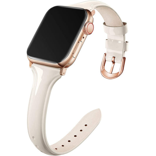 Correa de Cuero Charol para Apple Watch 6SE - Diseño Exclusivo para Muñecas Pequeñas - Image 2