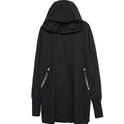 Abrigo Hoodie Yamamoto para Hombre - Diseño Elegante y Versátil - Image 2