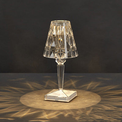 Lámpara de Mesa Recargable con Cristal Diamantado - Image 18