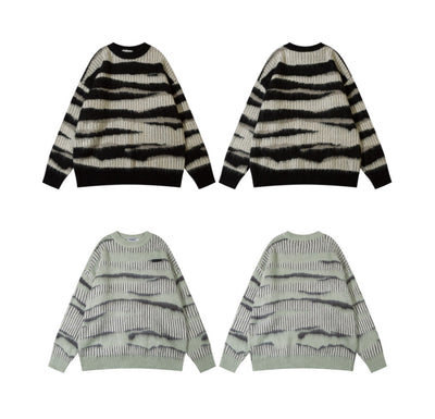 Suéter de Lana Haima con Rayas de Contraste para Mujer - Image 11