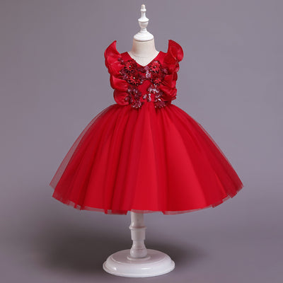 Vestido de Princesa Coreano Esponjoso para Niñas - Disfraz de Boda - Image 4