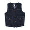 Chaleco Denim Retro con Múltiples Bolsillos para Hombre y Mujer
