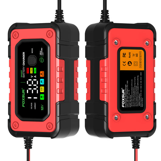 Cargador Inteligente 12V para Baterías de Plomo y Litio con Pantalla Grande a Color - Image 3