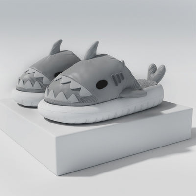Pantuflas de Tiburón con Suela Removible para Casa - Image 5