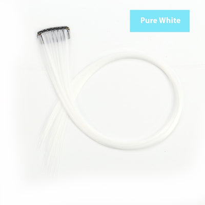 Extensiones de Cabello Teñido con Mechones de Colores Vibrantes - Image 24