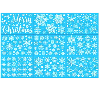 Pegatinas Navideñas Estáticas para Ventana - Copos de Nieve Decorativos - Image 29