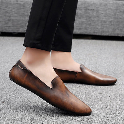 Mocasines de Cuero para Hombre - Zapatos Casuales Elegantes