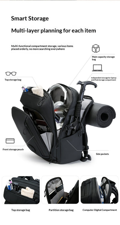 Mochila de Viaje de Gran Capacidad para Hombre - Aventuras al Aire Libre - Image 16
