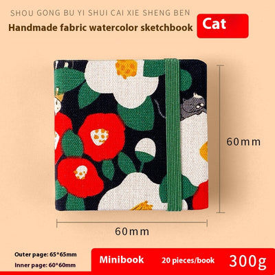 Cuaderno de Acuarela Portátil para Artistas - Formato Cuadrado - Image 7