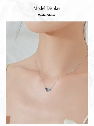 Conjunto de Joyas en Plata 925: Anillo, Collar y Aretes con Zafiro - Image 8