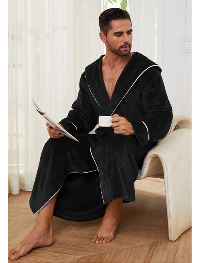 Bata Pijama de Franela para Hombre y Mujer - Image 11