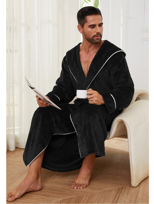 Bata Pijama de Franela para Hombre y Mujer - Image 11