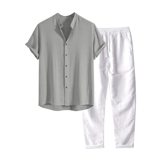 Blazer Casual Slim Fit Algodón y Lino para Hombre - Estilo Europeo - Image 3