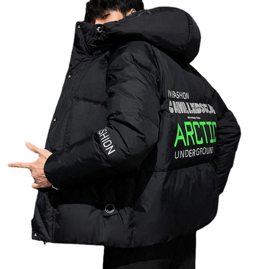 Chaqueta Corta de Invierno para Hombre en Algodón Estilo Workwear - Image 4