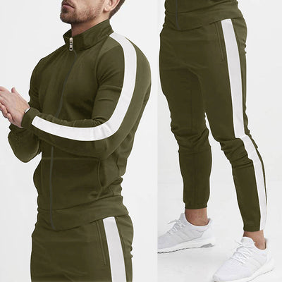Conjunto Deportivo con Capucha y Combinación de Colores Personalizada para Hombre - Image 6