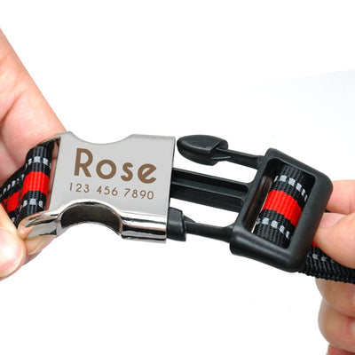 Collar Reflectante Personalizado para Perro con Nombre Grabado - Image 12