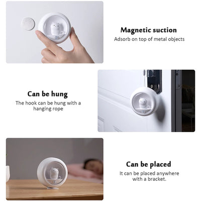 Lámpara Nocturna Inteligente con Sensor de Movimiento - Diseño Gato para Dormitorio - Image 24
