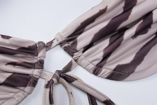 Conjunto Ejecutivo: Blusa Estampada Manga Larga con Falda Slim - Image 16