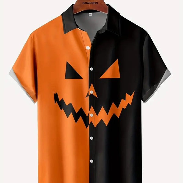 Playera Estampada 3D de Manga Corta para Hombre