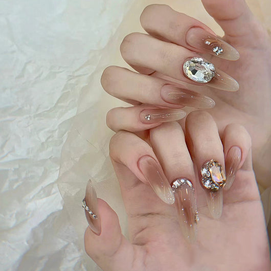 Uñas Postizas Cat Eye Rubor - Parches de Manicura Lista para Usar - Image 56