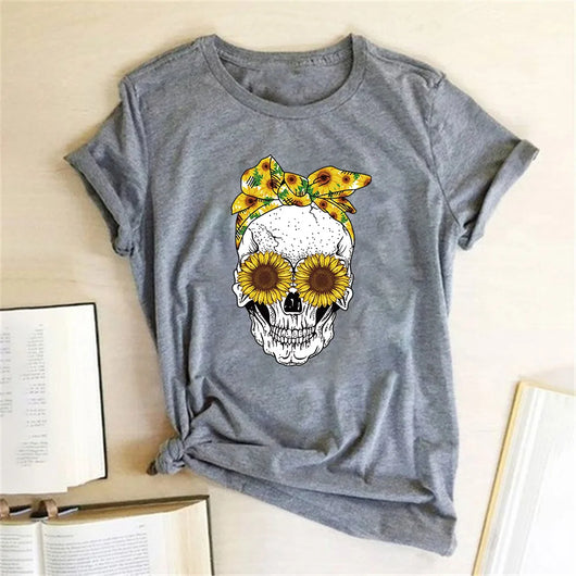 Playera Estampada Casual de Cuello Redondo - Image 27