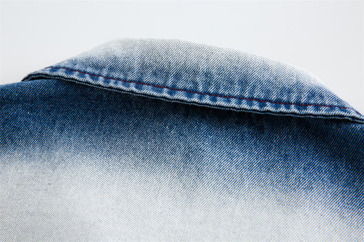 Chaqueta Denim Tie-Dye Degradado - Diseño Exclusivo Primavera Otoño - Image 6