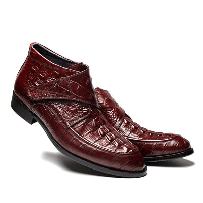 Botas Cortas de Negocios Clásicas para Hombre - Diseño Liso y Elegante - Image 11