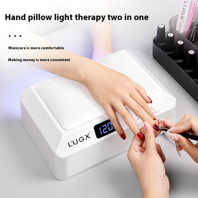 Lámpara de Fotopolimerización LED 69W con Almohada Térmica para Manicura