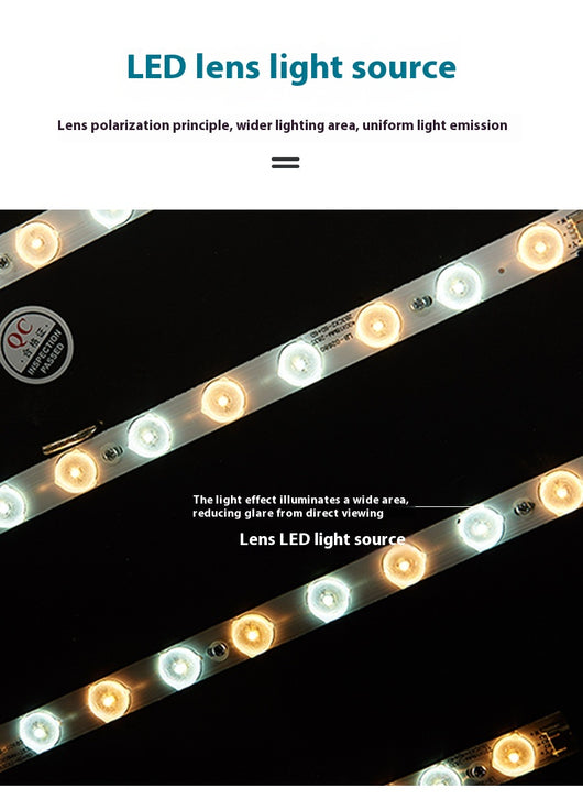 Lámpara de Techo LED Espectro Completo Redonda para Sala - Image 16