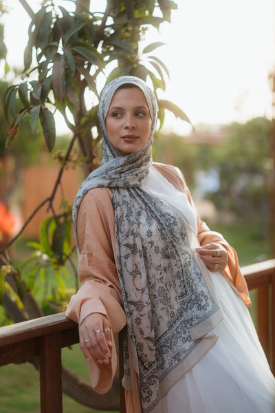 Pañuelo Hijab de Satén Estampado - Image 47