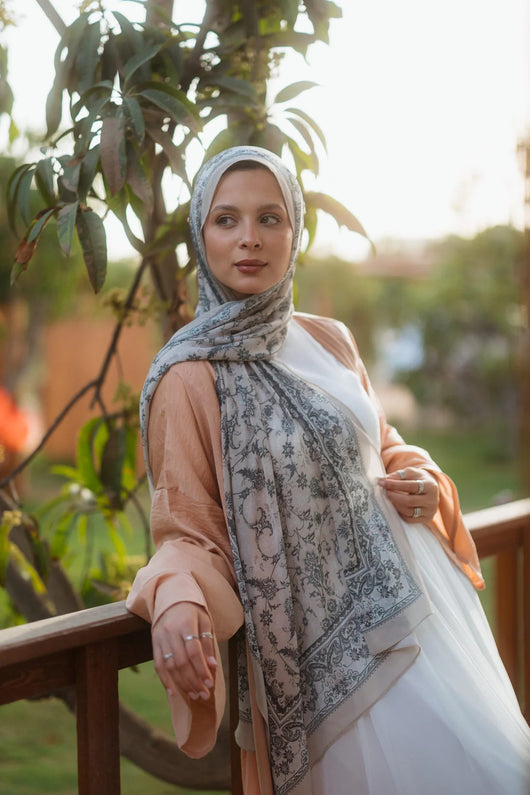 Pañuelo Hijab de Satén Estampado - Image 47