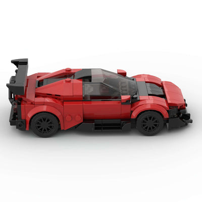 Auto de Carreras Bloques de Construcción Micro Puzzle DIY Tecnológico - Image 3