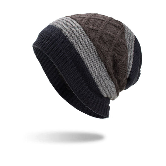Gorro de Lana Tejido con Clip Diamante y Terciopelo - Image 5